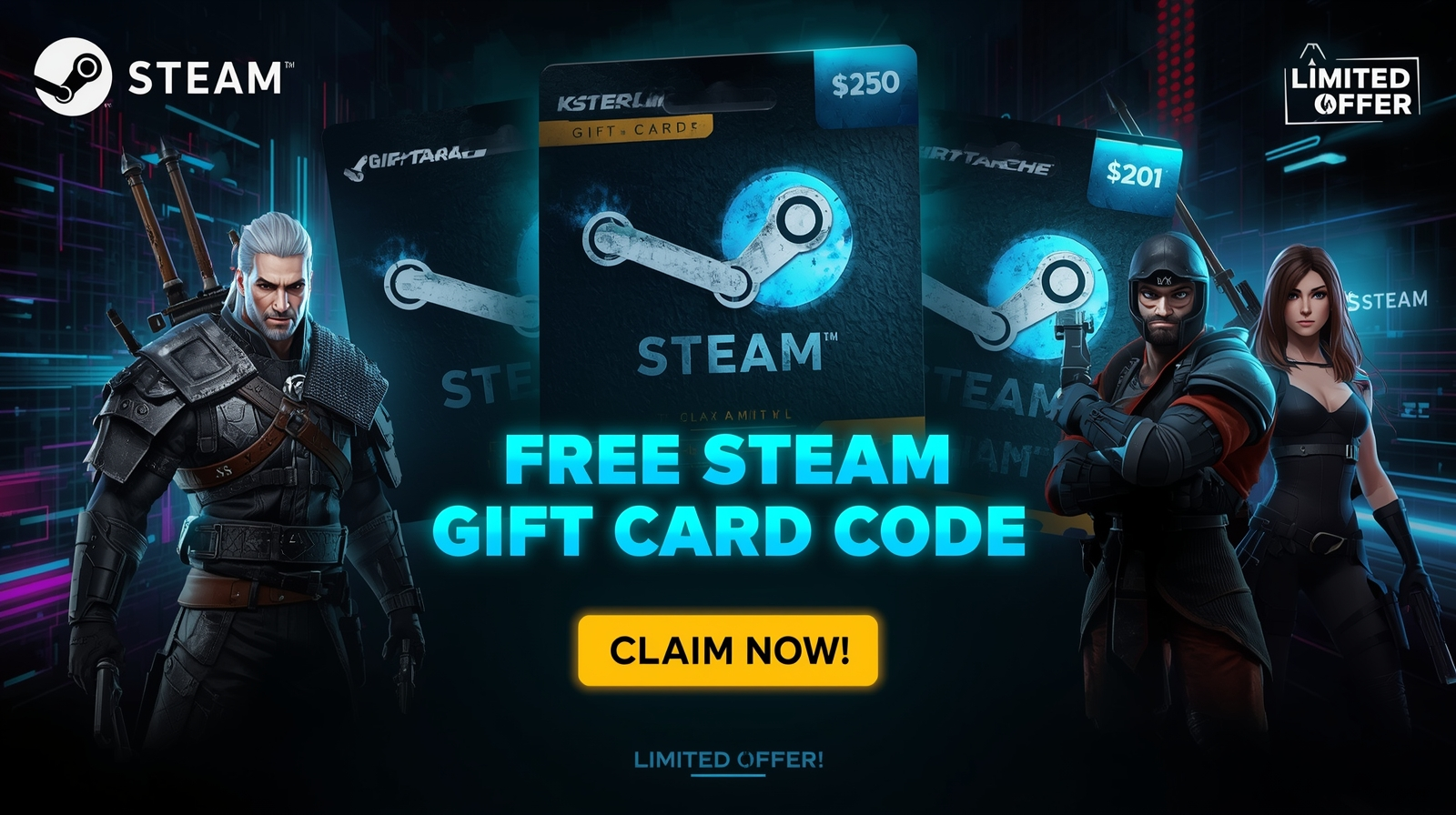 Steam Gift Card Code