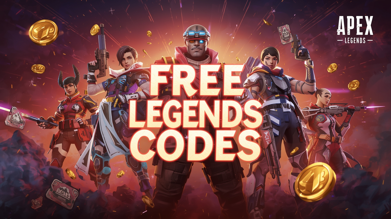 100% Working Apex Legends Redeem Codes – Claim Free Skins & Coins Instantly
