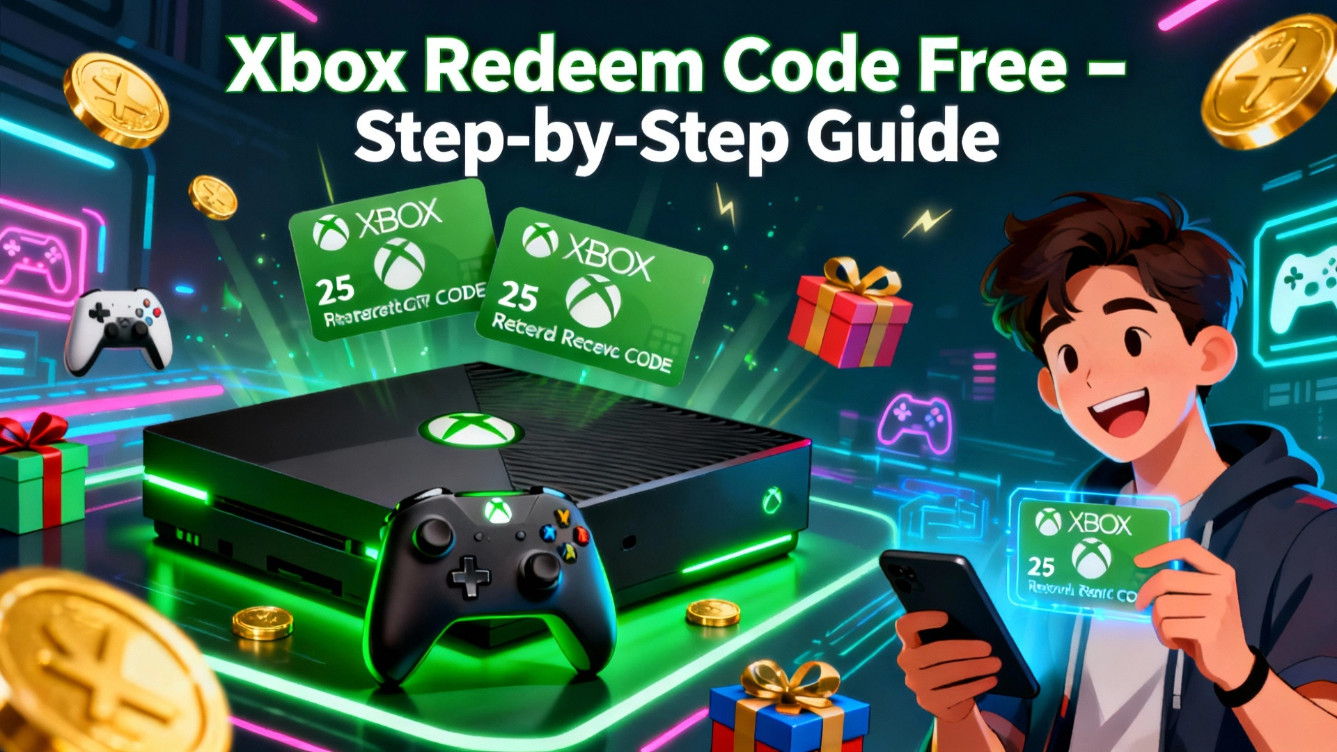 Xbox Redeem Code Free – Step-by-Step Guide to Redeem Xbox Gift Cards